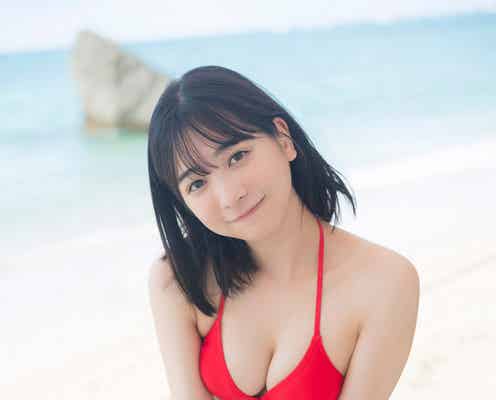 「ミスマガジン2023」今森茉耶、美谷間くっきり水着姿にドキッ