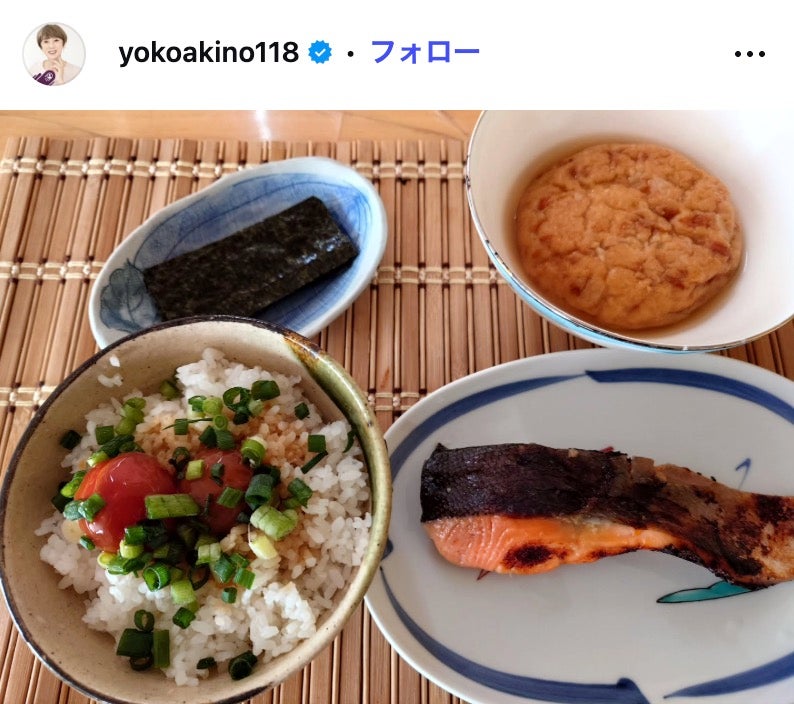 秋野暢子Instagramより