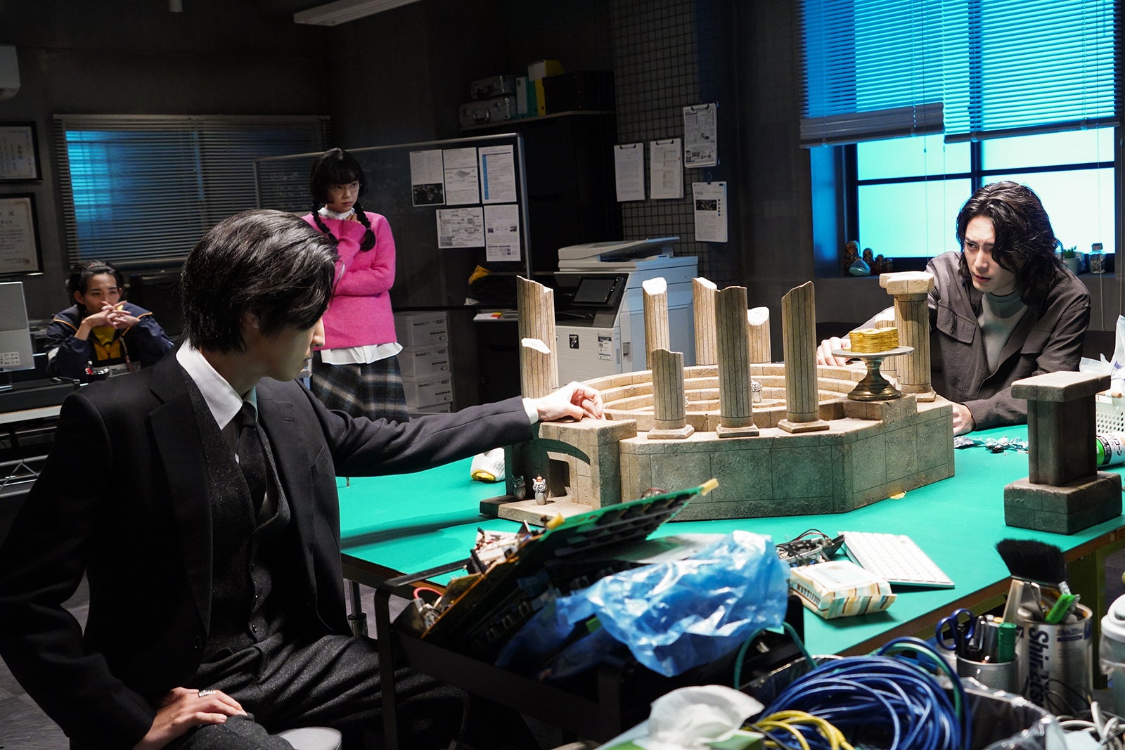 竜星涼、桐山漣、古川琴音、間宮祥太朗「ACMA：GAME アクマゲーム」第4話より（C）日本テレビ