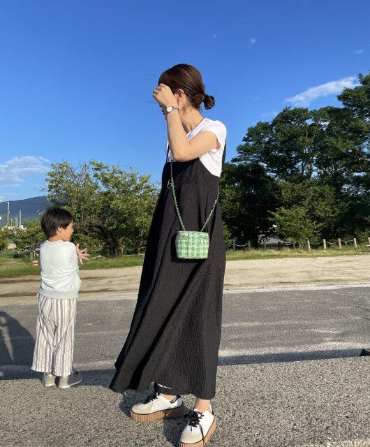 ミニT　ボリュームのあるボトムスと好相性