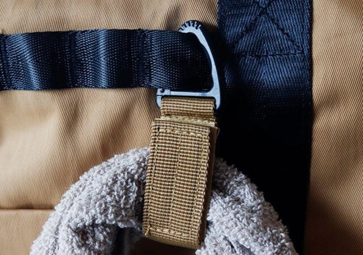 ダイソー カラビナストラップ(三角カン面ファスナー) ダイソー カラビナストラップ(三角カン面ファスナー)