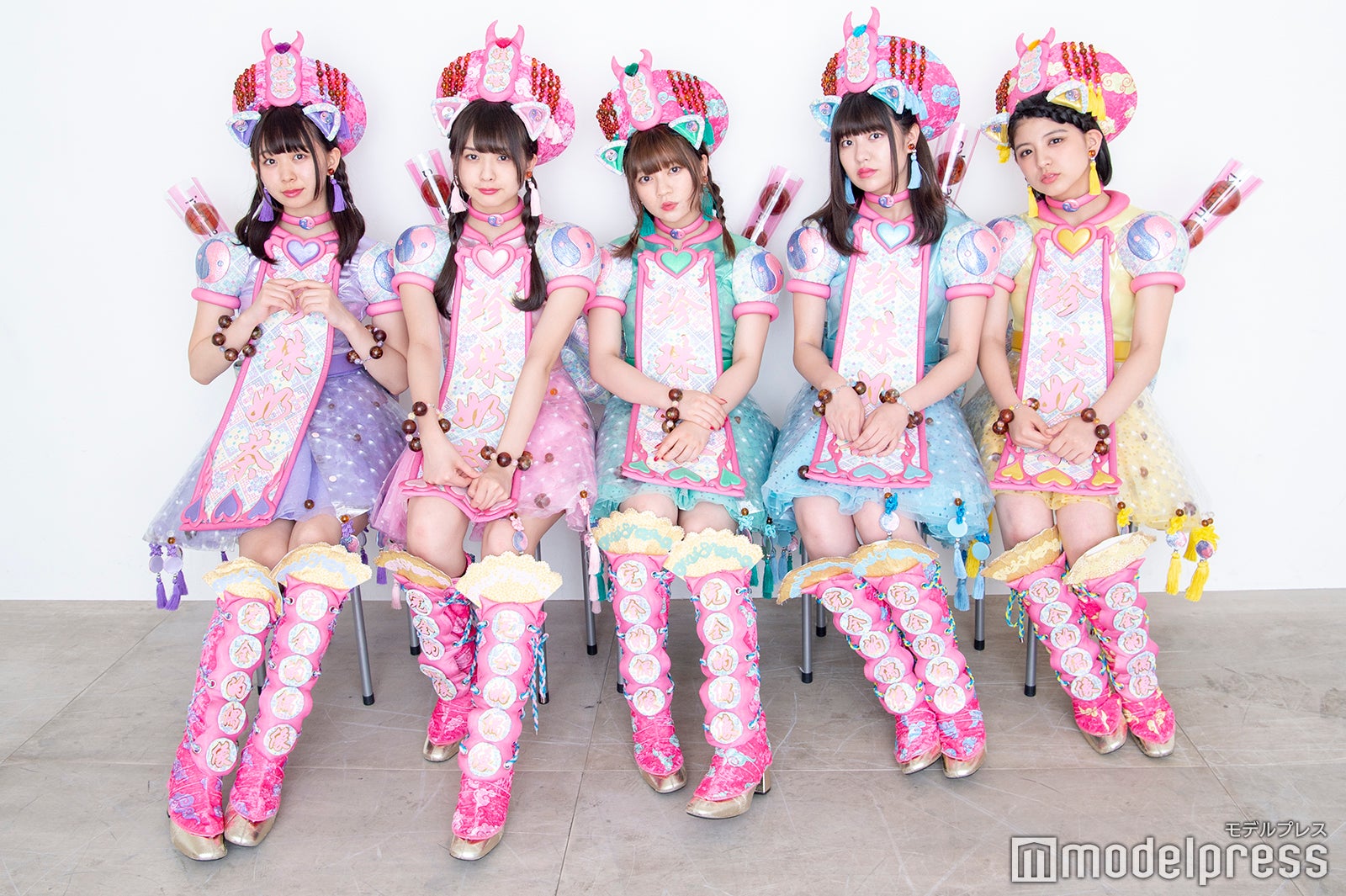 わーすた（左から）松田美里、三品瑠香、廣川奈々聖、小玉梨々華、坂元葉月（C）モデルプレス