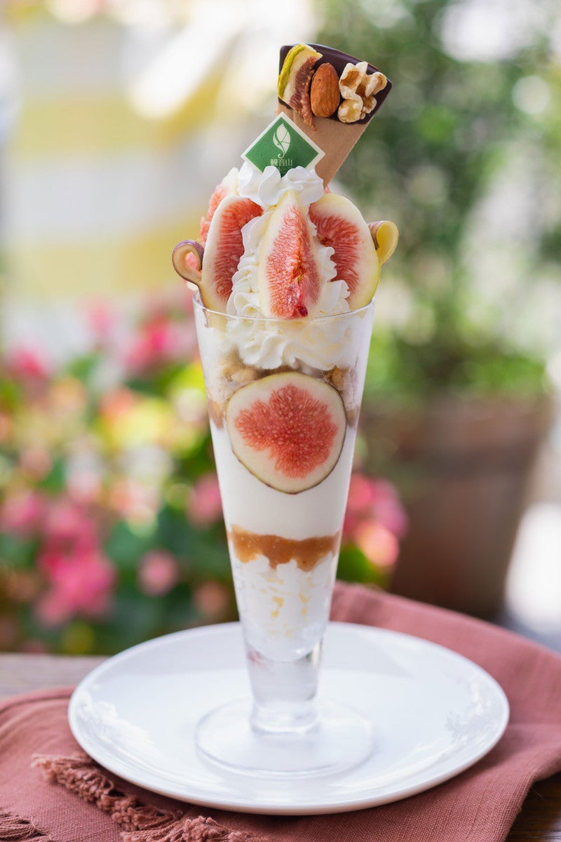 和歌山県産ふわトロいちじくパフェ2,390円／画像提供：柑香園