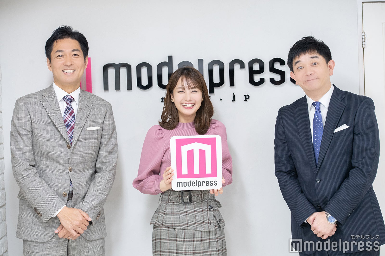 西岡孝洋アナ、井上清華アナ、伊藤利尋アナ （C）モデルプレス