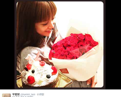 平愛梨“アモーレ”長友選手からロマンチックな誕生日プレゼント