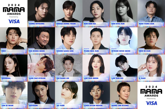 「2024 MAMA AWARDS」プレゼンター一覧(C)CJ ENM Co., Ltd, All Rights