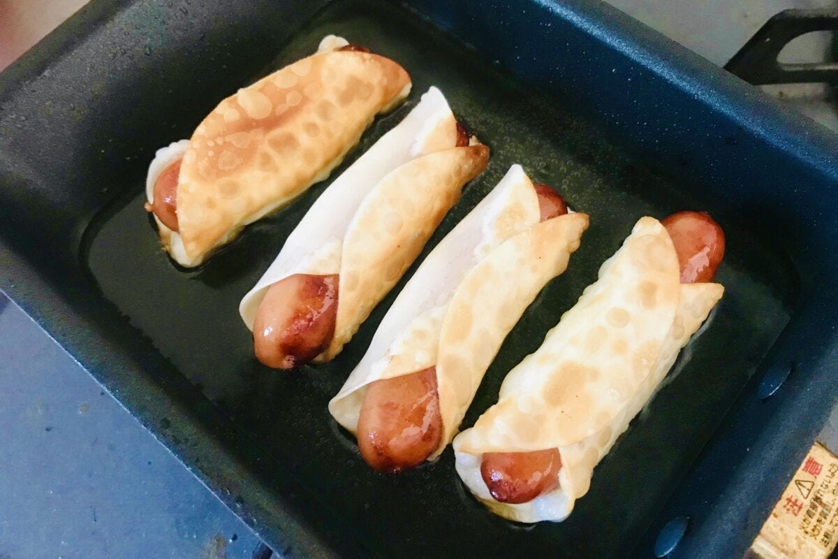 ウインナー餃子