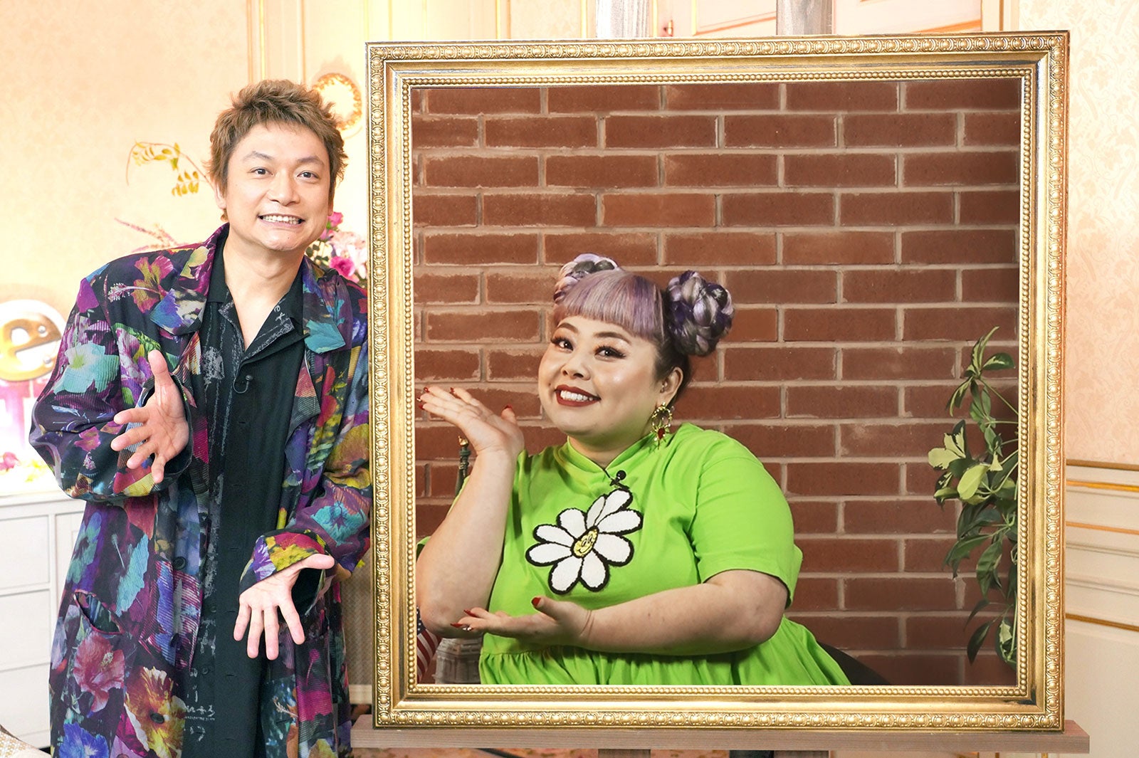 香取慎吾、渡辺直美 （C）読売テレビ