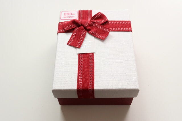 リボン長方形ギフトボックス(3サイズ) パッケージ リボン長方形ギフトボックス(3サイズ) パッケージ