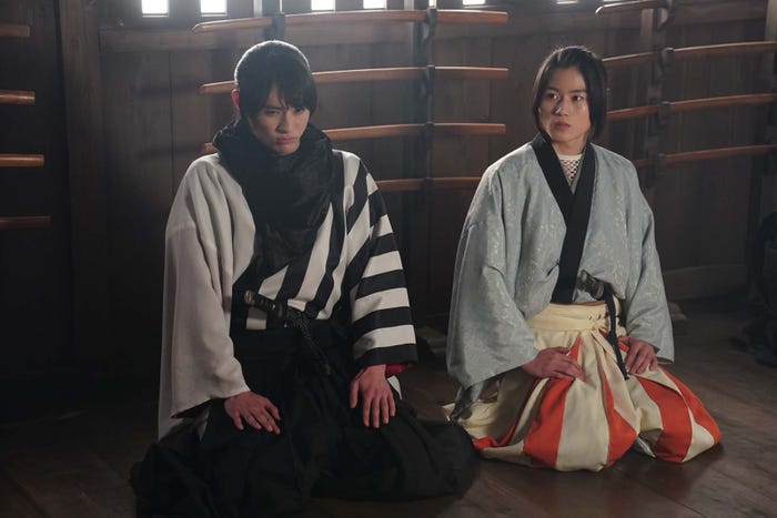 前田拳太郎、奥智哉「君とゆきて咲く~新選組青春録~」第5話より(C)テレビ朝日