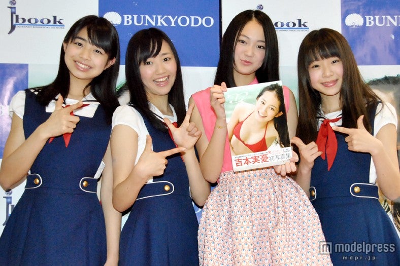 左から：泉川実穂、末永真唯、吉本実憂、籠谷さくら