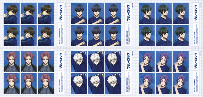 ブルーロック 証明写真風ランダムブロマイド【仕様】ブロマイド L判、2L判【価格】L判:200円、2L判:300円(各税込)/提供画像