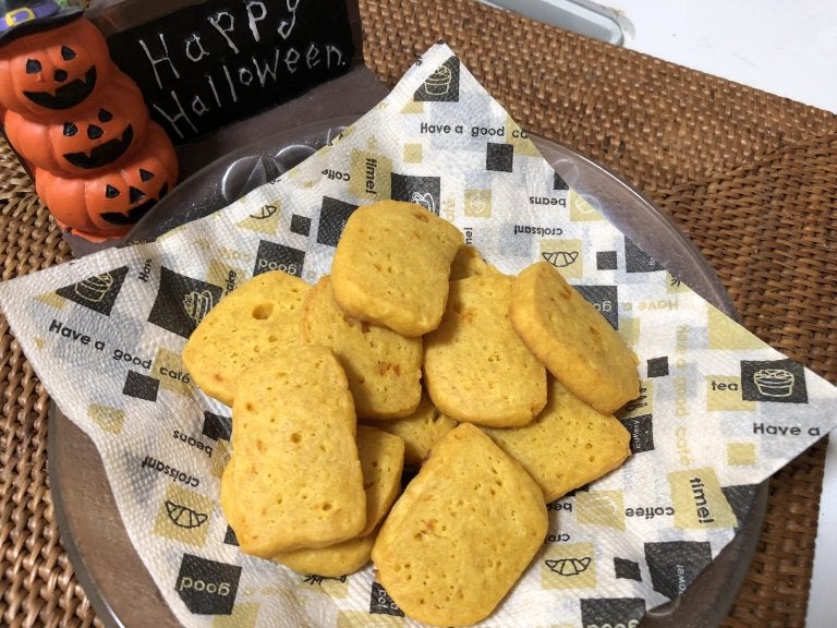 低カロリ―なかぼちゃのアイスボックスクッキーレシピ