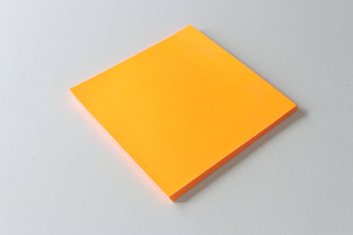 ダイソー 壁に貼れるふせん(50枚、オレンジ) ダイソーの壁に貼れるふせん(50枚、オレンジ)のビジュアル