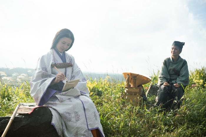 吉高由里子、矢部太郎「光る君へ」最終話(C)NHK