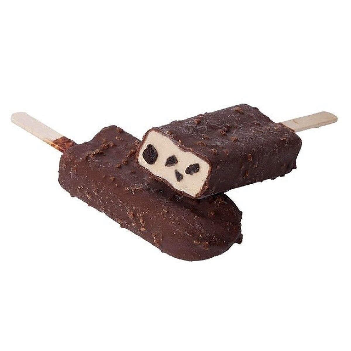半分に割れた「クッキー&クランチバー 半分に割れた「クッキー&クランチバー