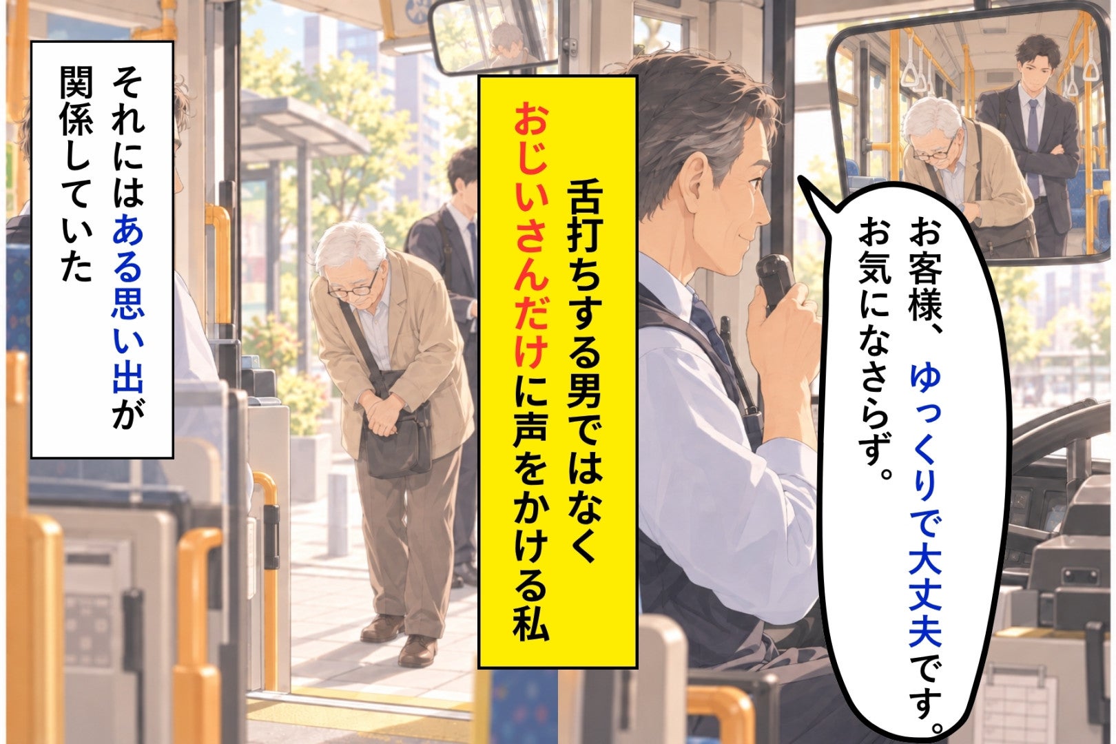舌打ちした客を叱らなかったが、老人だけに声をかけた理由