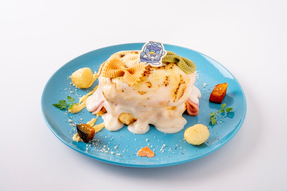タキシードサムのとろ～りグラタンパンケーキ1,380円（提供画像）