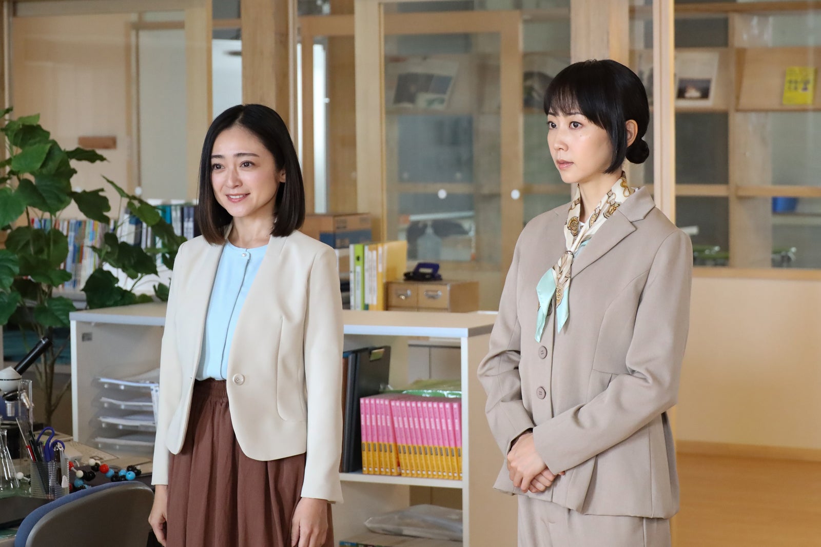 安達祐実、木南晴夏「ビリオン×スクール」最終話より（C）フジテレビ