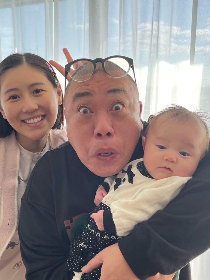 西野未姫、山本圭壱、にこりちゃん/山本圭壱オフィシャルブログより