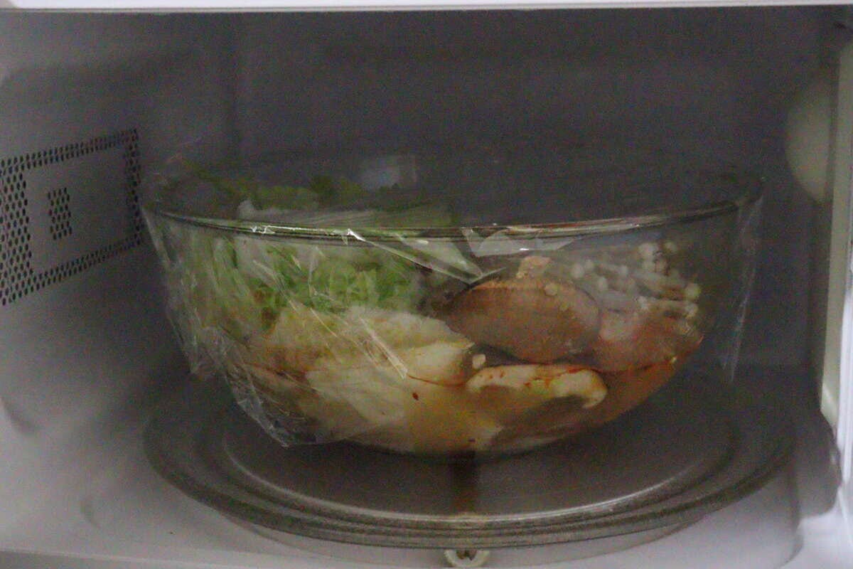 耐熱ガラスボウル（23.6cm、2.4L）　マーラータン風鍋