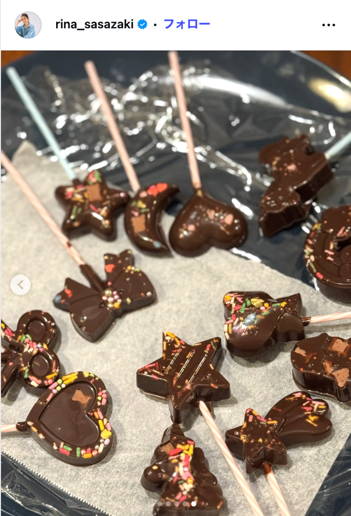 笹崎里菜アナウンサーInstagramより