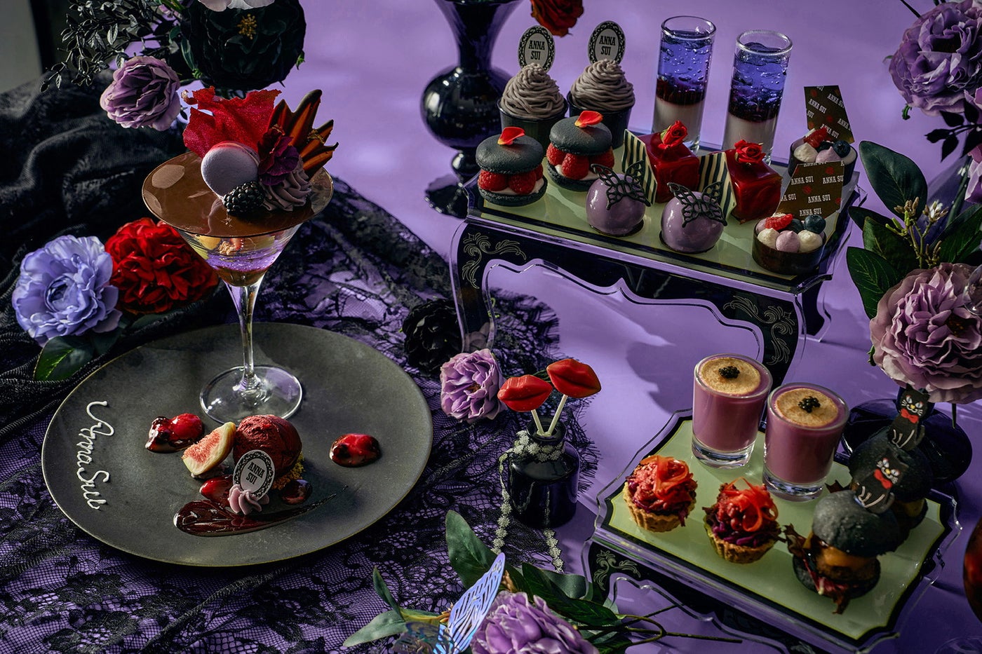 ファンタジー＆ローズ アフタヌーンティー with ANNA SUI／提供画像