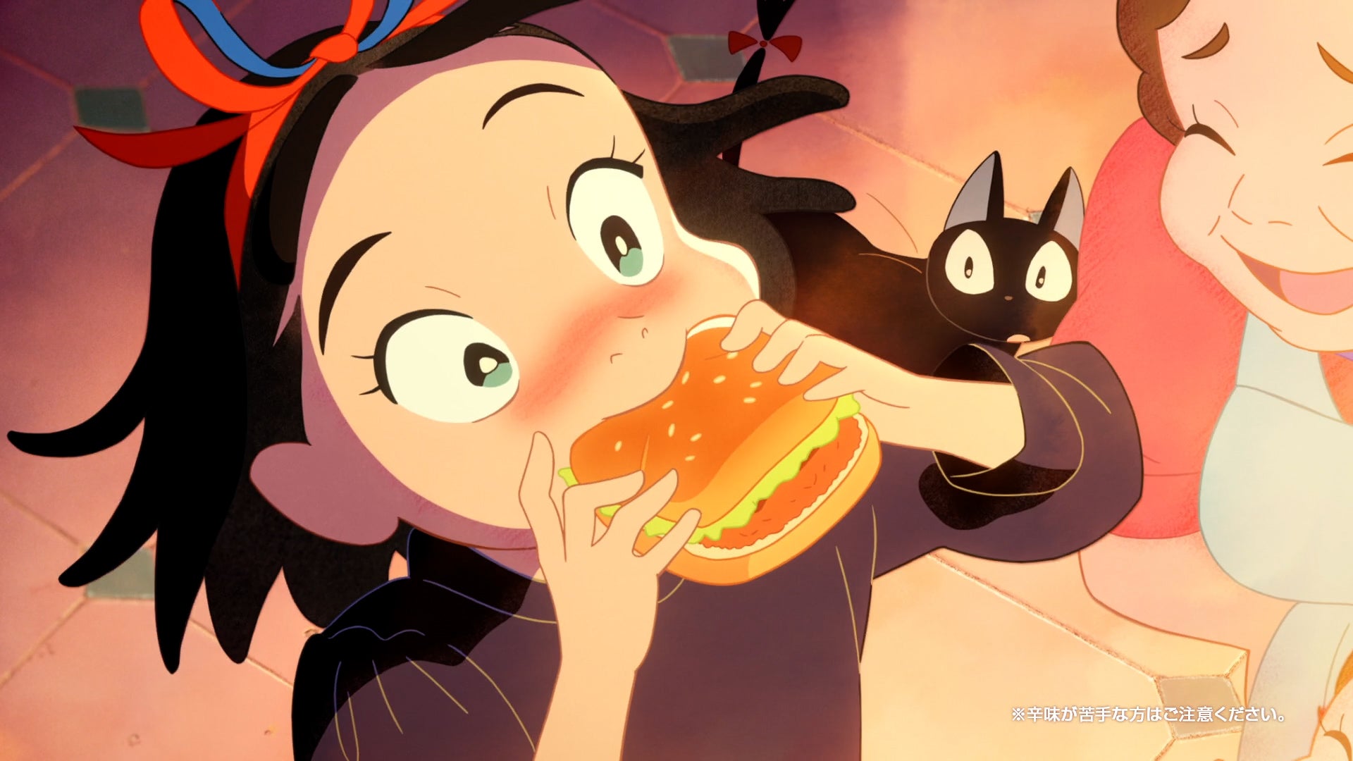 マクドナルド「魔女の宅急便」コラボレーションCM（提供写真）