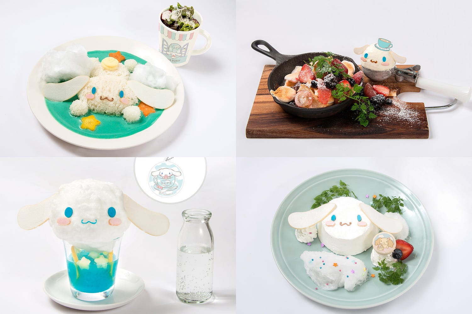 「シナモロールカフェ」大阪にOPEN ふわふわ綿あめソーダなどキュートな世界観