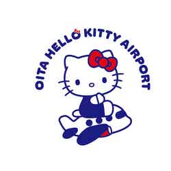 大分ハローキティ空港ロゴ(C)2025 SANRIO CO.,LTD.TOKYO,JAPAN 著作 株式会社サンリオ