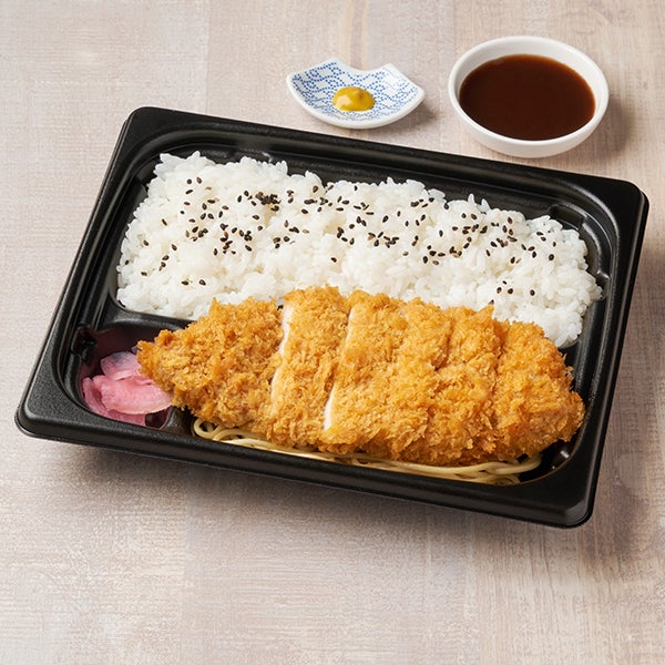 肉の旨味感じる三元豚のロースとんかつ弁当（税込753円）／提供画像