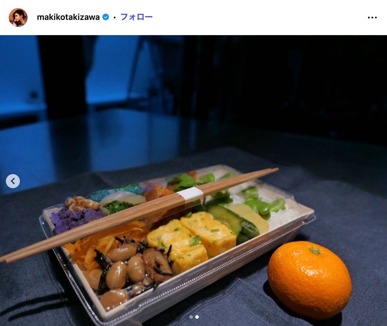 滝沢眞規子Instagramより