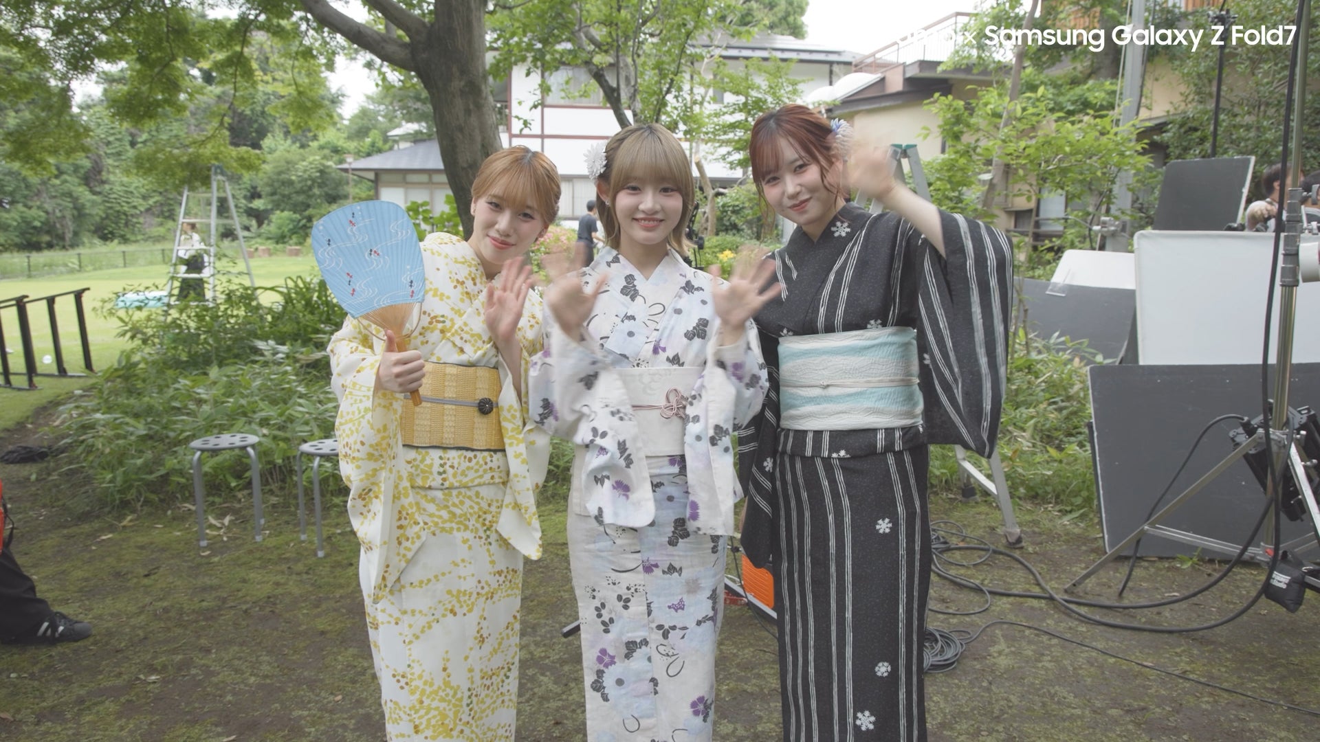 AYANE、SHIZUKU、MOMONA／メイキング（提供写真）