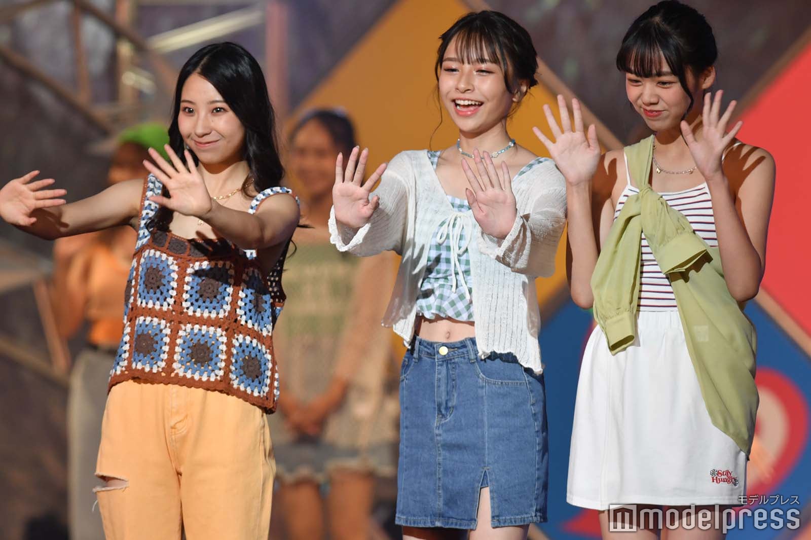 今里あすか（あすちぃ） 、土屋惺来（せらぴー）、小川 さくら（さっくー）（C）モデルプレス