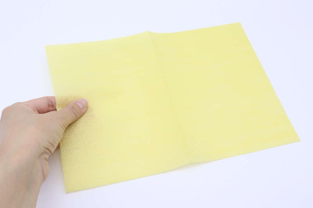 化学ぞうきん　からっぷきん　サイズ感