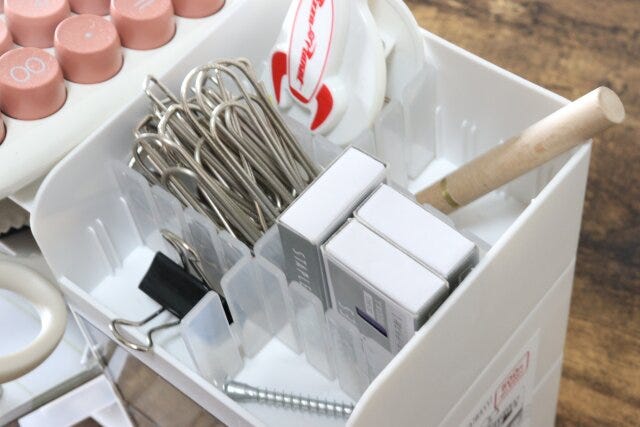 ダイソー 多機能引き出しケース(仕切板付) 仕切り 使用例 ダイソー 多機能引き出しケース(仕切板付) 仕切り 使用例