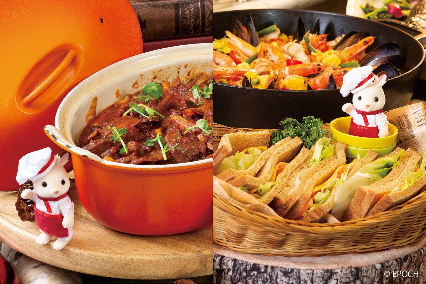 ランチブッフェ with シルバニア森のキッチン／画像提供：京王プラザホテル