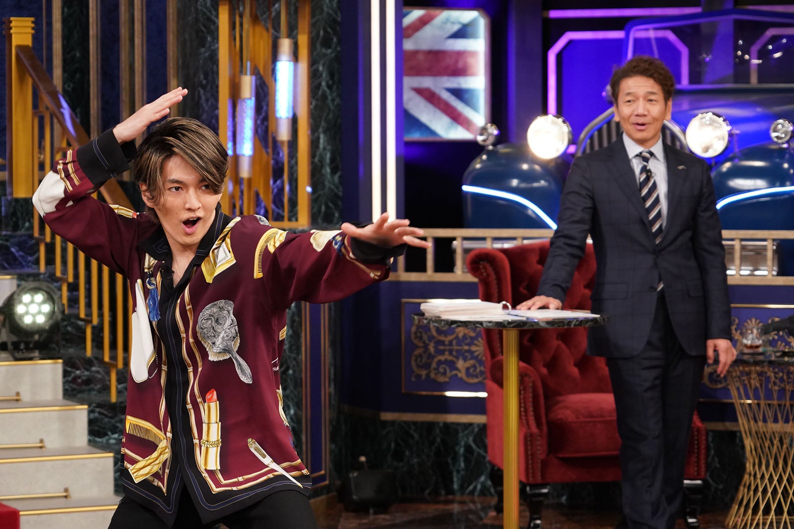 矢部昌暉、上田晋也（C）日本テレビ