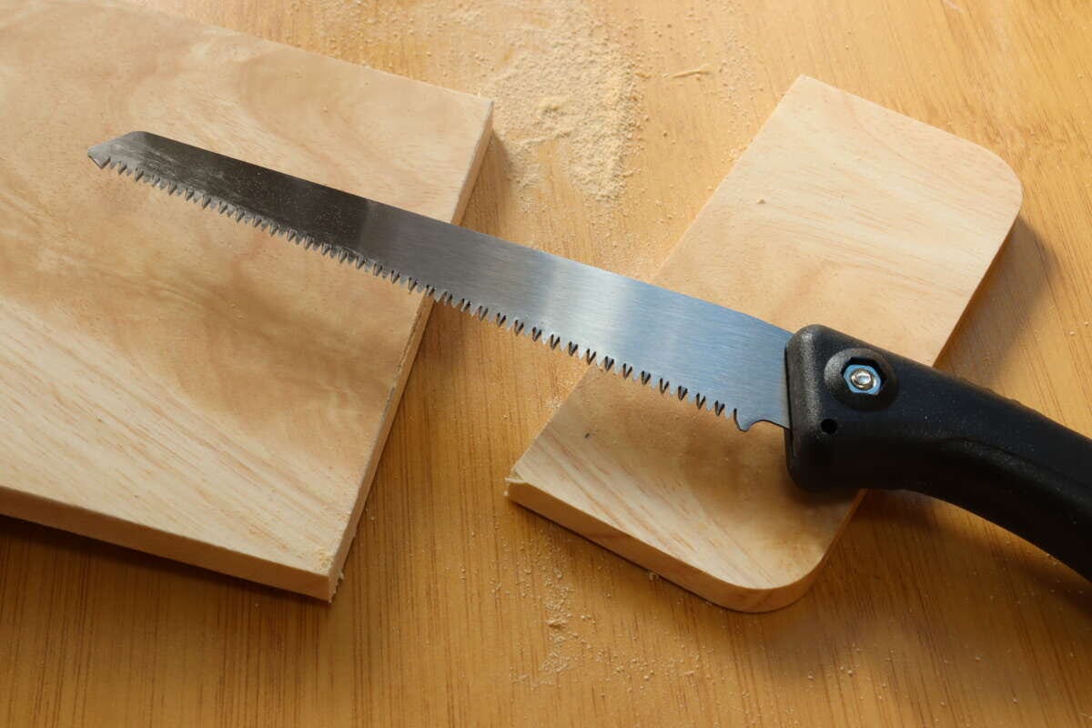 サヤ付のこぎり木工・DIYタイプ　使用後