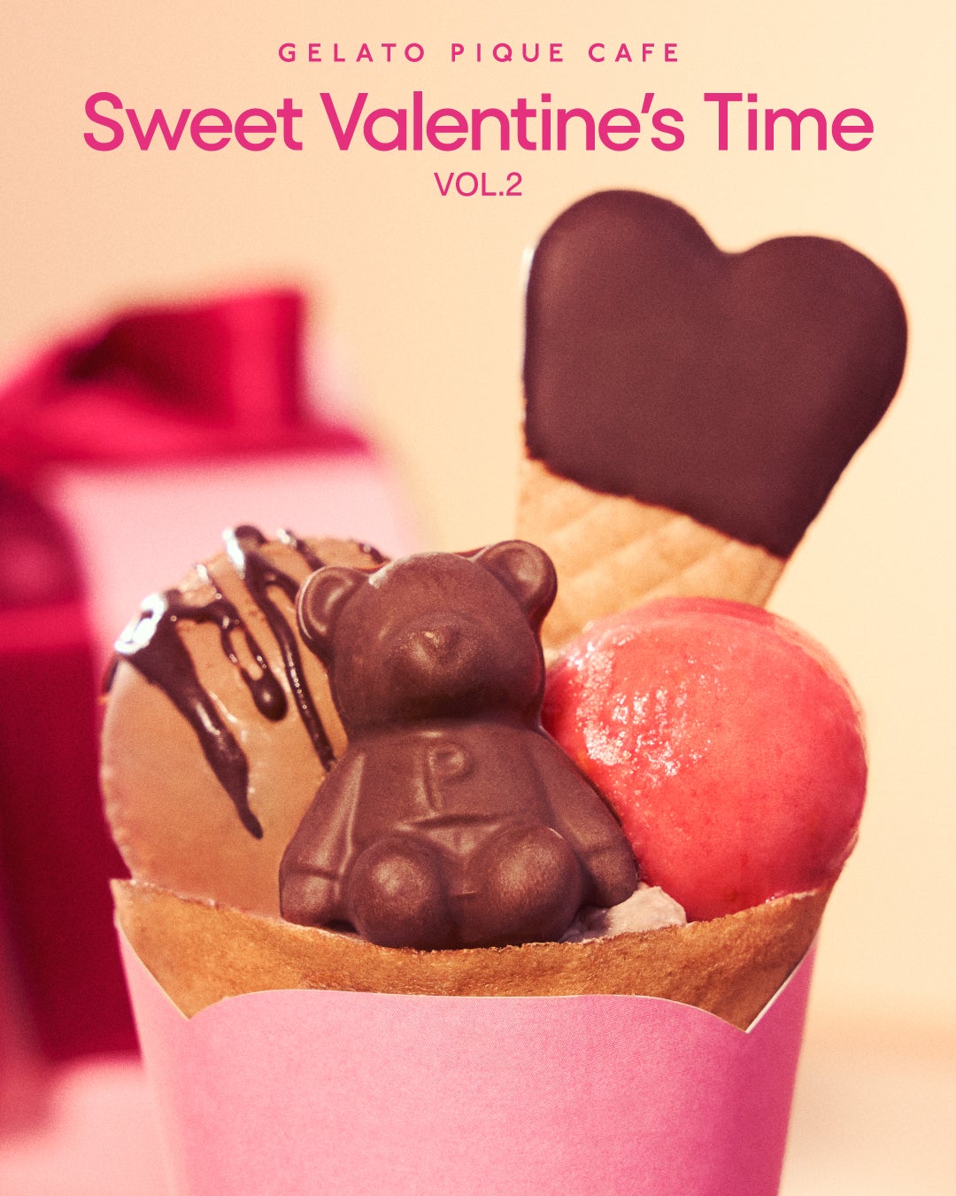 ピケベアチョコベリークレープ（提供写真）