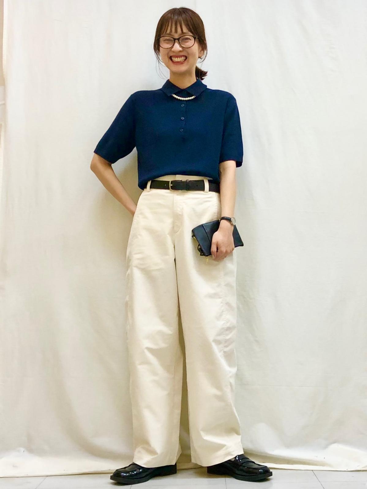 きちんと感のあるポロセーターは、五分袖で二の腕もカバー　出典：StyleHint