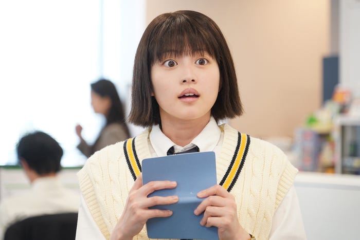 今田美桜/「悪女(わる)~働くのがカッコ悪いなんて誰が言った?~」第2話より(C)日本テレビ