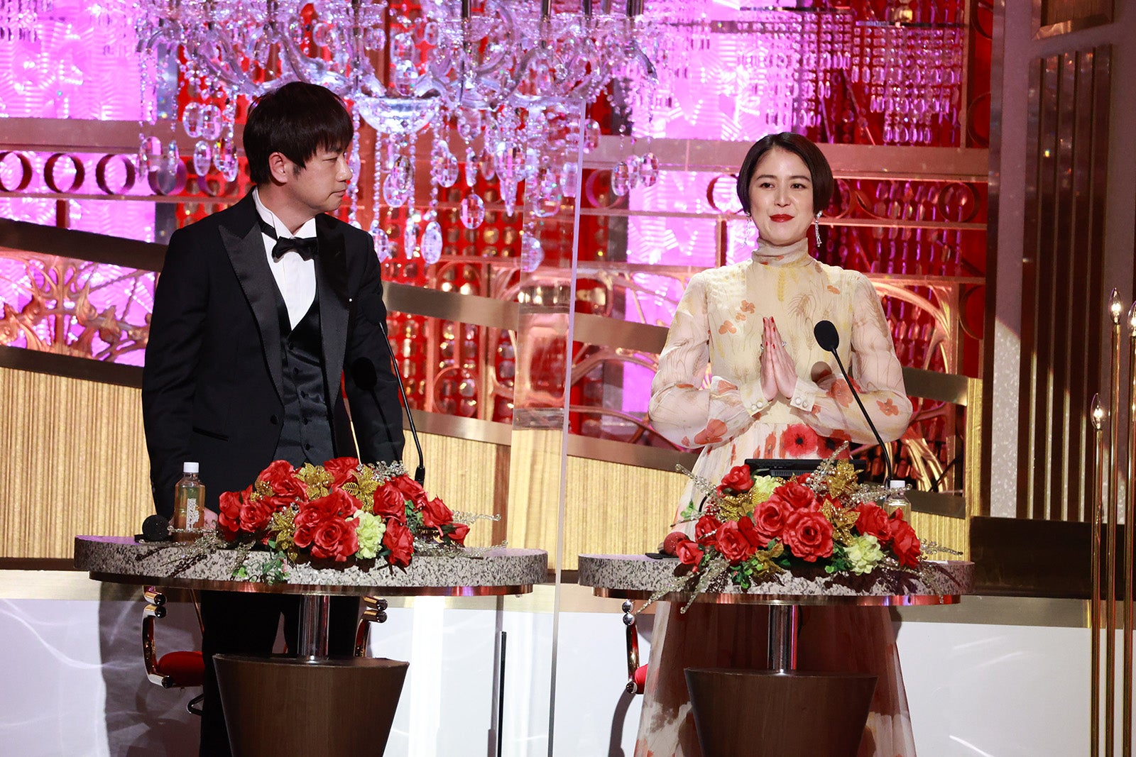 羽鳥慎一、長澤まさみ（C）東京写真記者協会