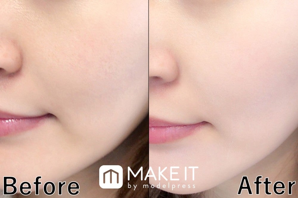 キャンメイク／トランスペアレントフィニッシュパウダー／PL パールラベンダー 使用 (C)メイクイット