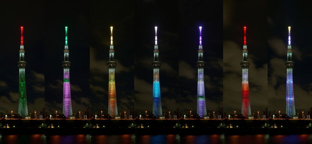 特別ライティング（C）吾峠呼世晴／集英社・アニプレックス・ufotable （C）TOKYO-SKYTREE