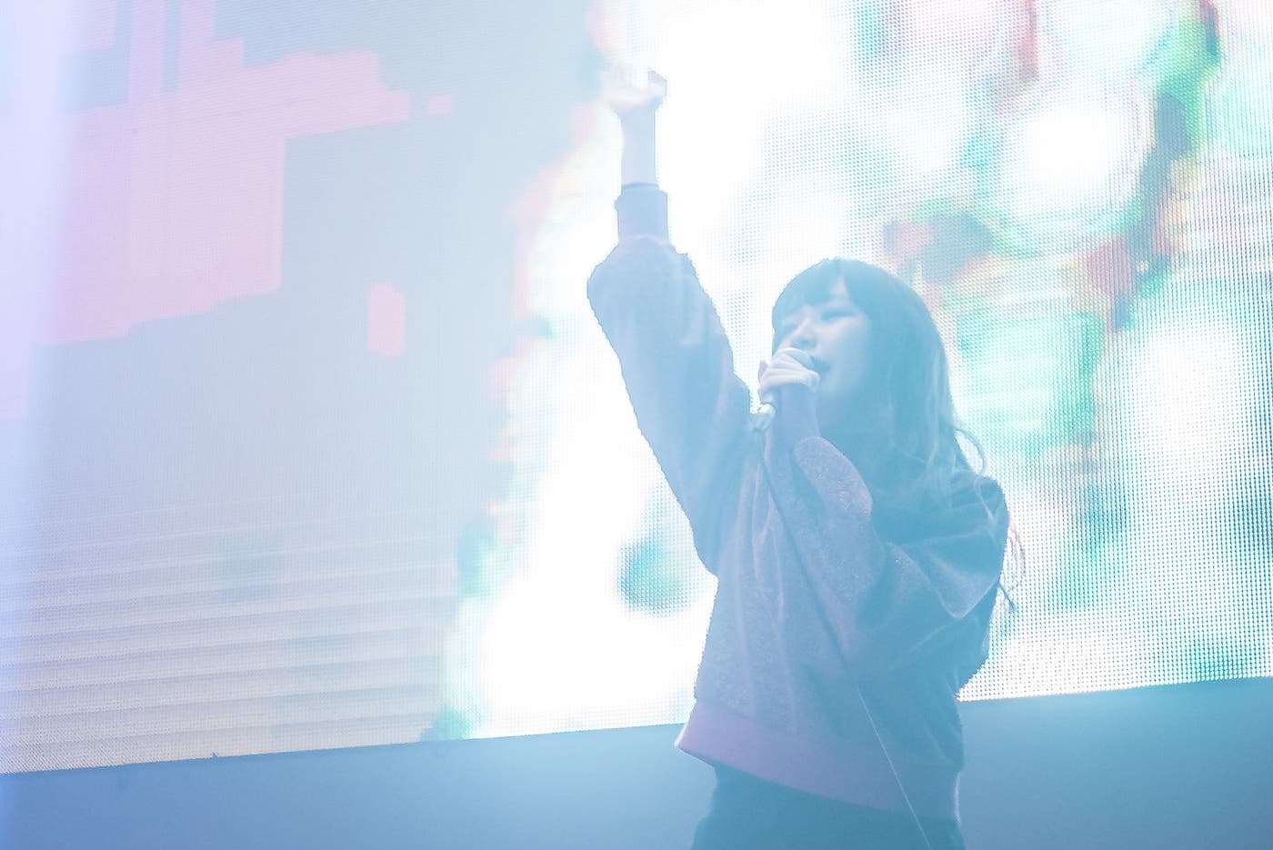 イベントに出演した眞白桃々(C)AI TERADA