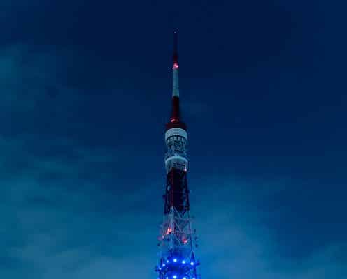 東京タワー“お月見ライトアップ”で年に一度の幻想的な輝き