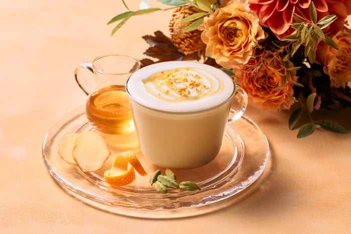 ハニー ジンジャー チャイ ティー ラテ(提供写真)