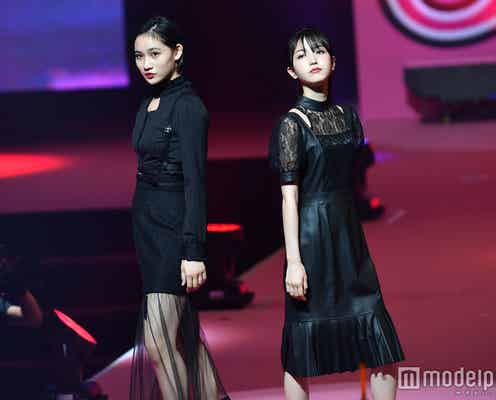 乃木坂46久保史緒里、初ランウェイ 先輩・佐々木莉佳子と2ショットで登場<Seventeen 夏の学園祭2017>