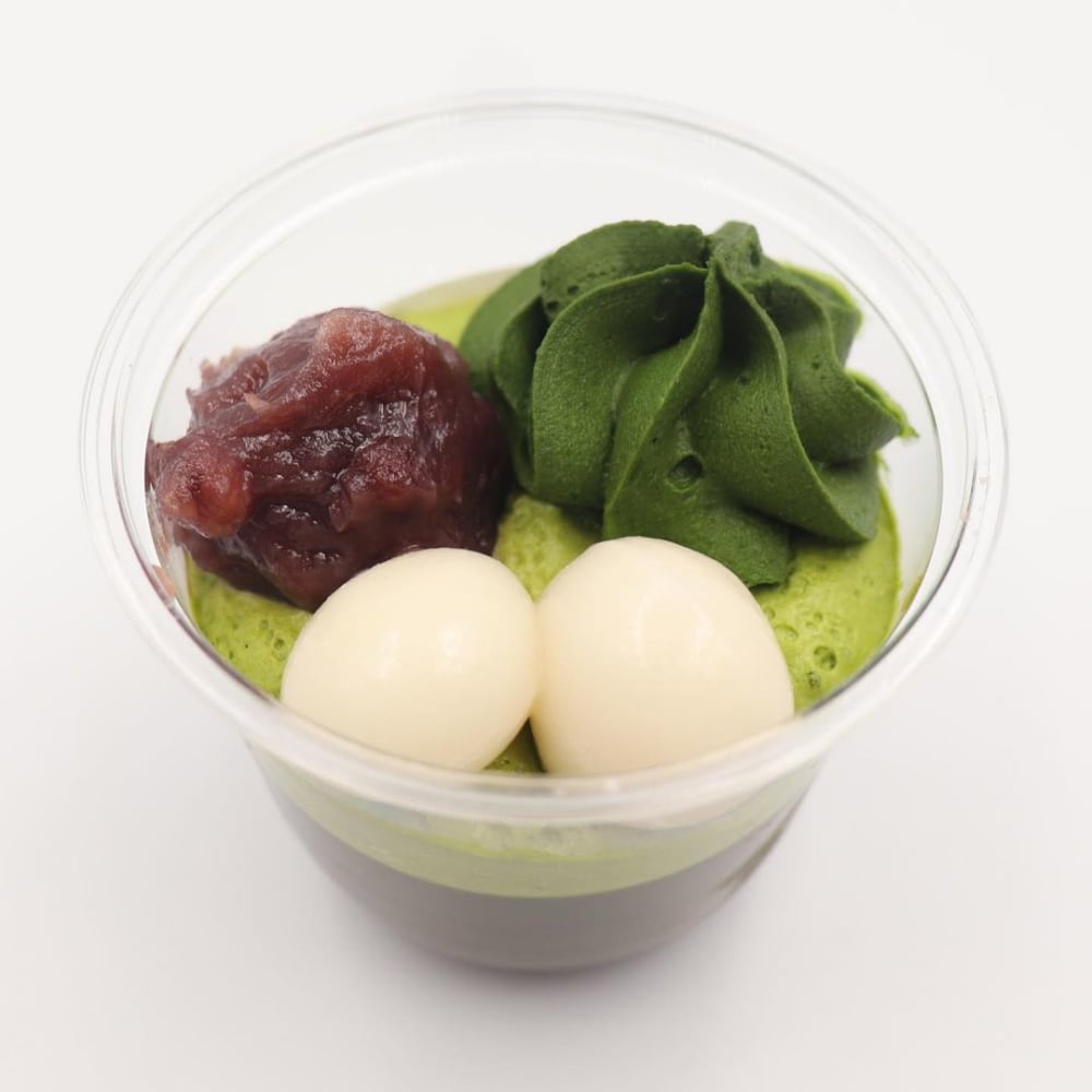 セブンイレブン「抹茶好きのための濃い宇治抹茶パフェ」